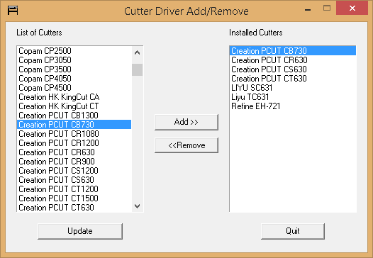 Creation Pcut Ct630 Driver Windows 7
